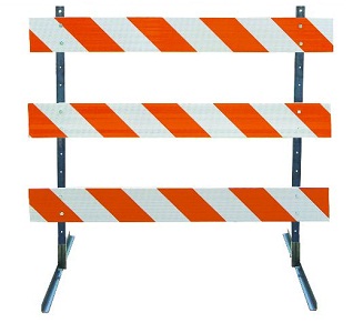 Angle Iron Type III Barricade Kits w/4' Boards